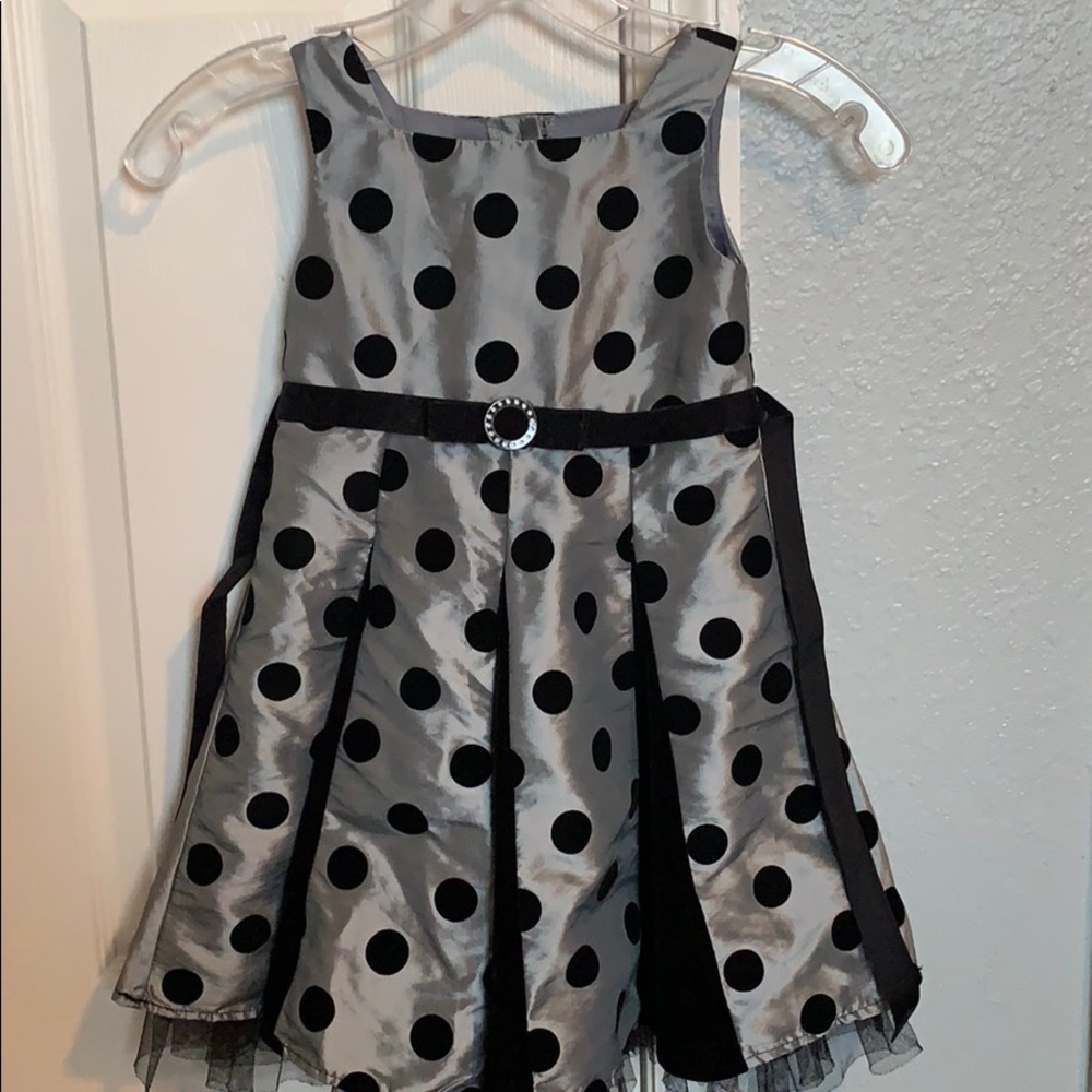 Gorgeous grey and black dress